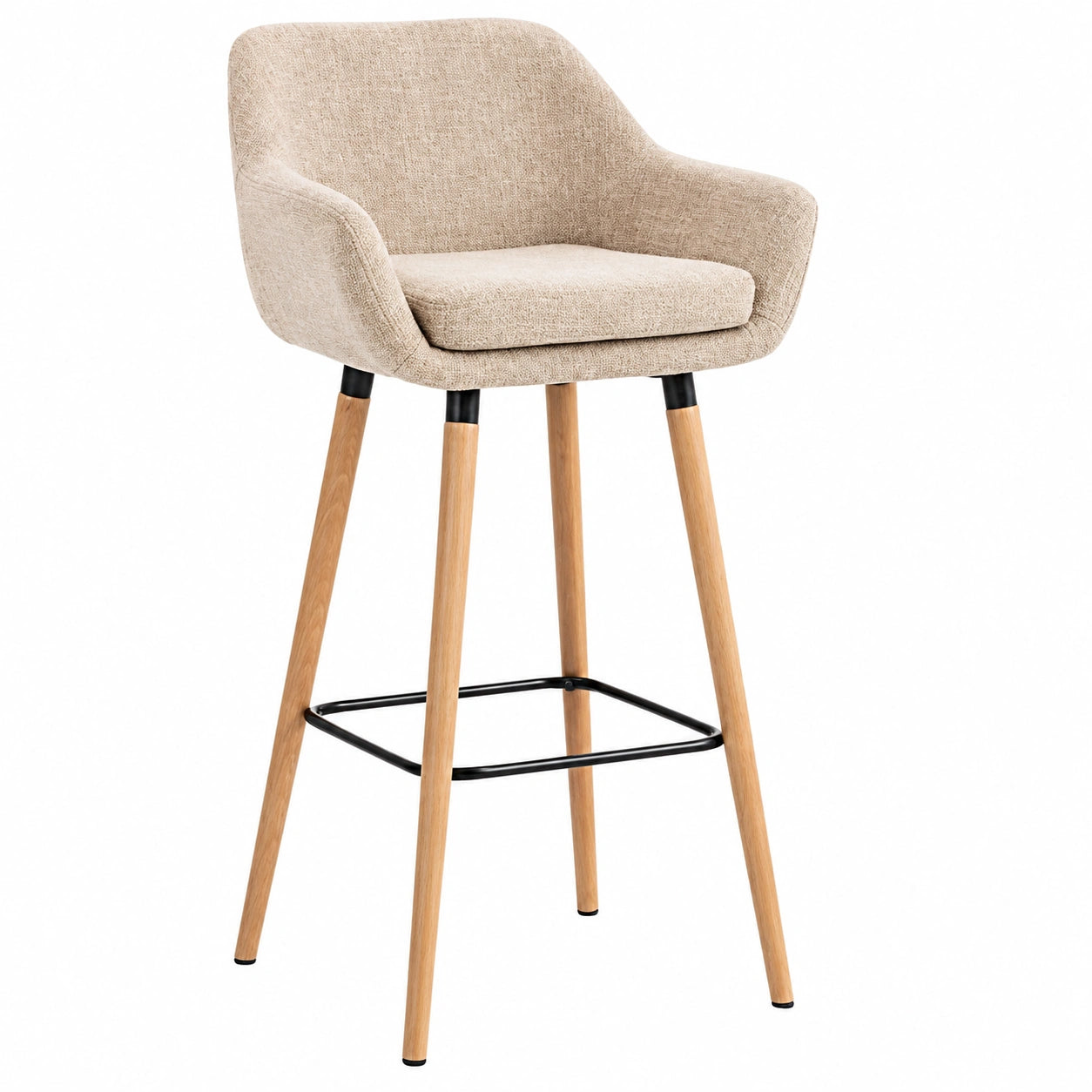 lot-de-2-tabourets-de-bar-avec-dossier-et-reposepieds-chaise-haute-en-tissu-matelasse-hauteur-d-assise-64-cm-pieds-en-bois-massif-beige-rnlcbu8332wj
