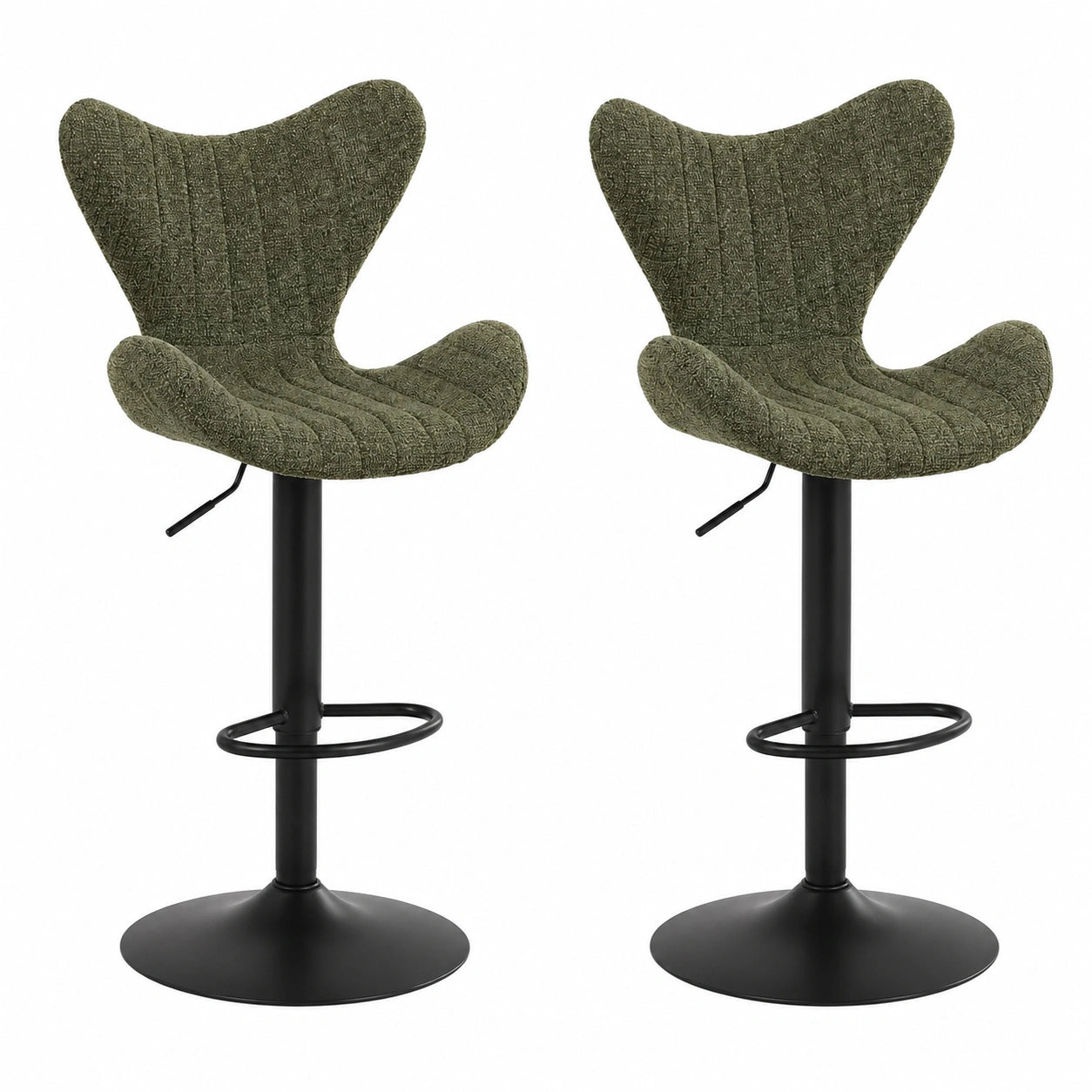 lot-de-2-tabourets-en-chenille-avec-reposepieds-vert-asmmer8323tg