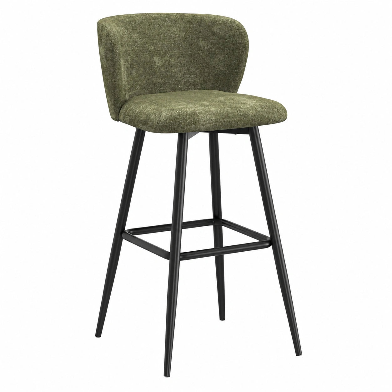 lot-de-4-tabourets-de-bar-en-tissu-vert-avec-pieds-noirs-fzaspn8345zk