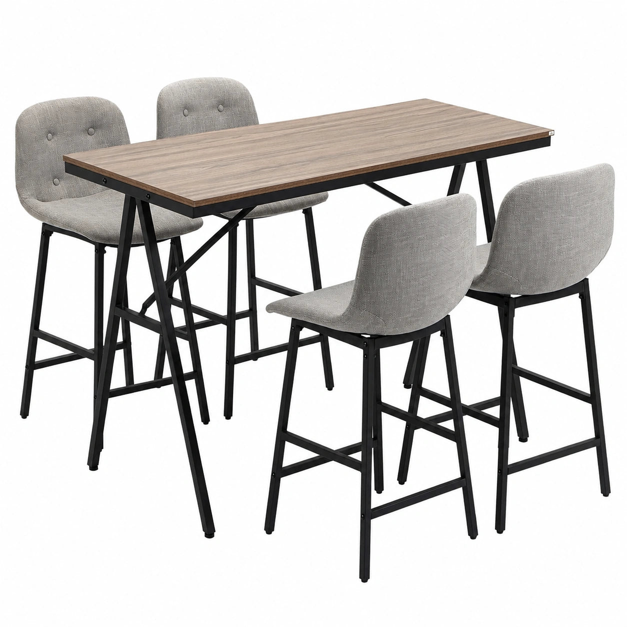 ensemble-table-haute-avec-4-chaises-rembourrees-style-industriel-gris-clair-wkerse8391my